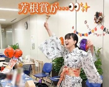 芳根京子主催！ハロウィン抽選会が大盛り上がりでSNSも「芳根賞めちゃくちゃ気になる！」「最高の現場ですね！」『波うららかに、めおと日和』
