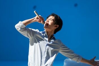 藤原大祐 サンボマスターの名曲をCMで熱唱！「これまでにない⾃分の歌声にも出会えた」