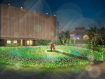 【銀座三越のイルミネーション＆当日ケーキ】銀座の夜空のもとに３Dマッピング技術を使用したLEDイルミネーション登場、クリスマス直前は予約なしで買える140種以上のケーキも大集合