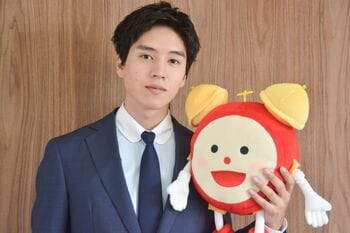 坂東龍汰 初の生原稿読みは「60点！」高橋文哉からの無茶ぶりに「誠に感謝しております」