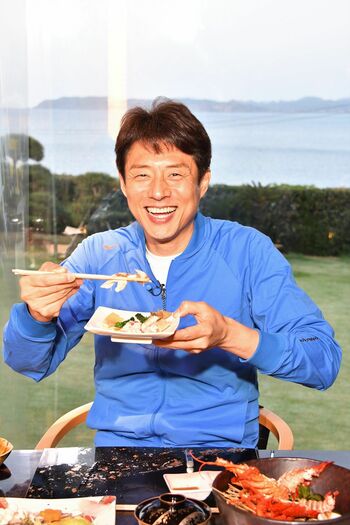 松岡修造 魚自慢の宿の「金目鯛琥珀煮」に「魚しぶきです！」とうなる