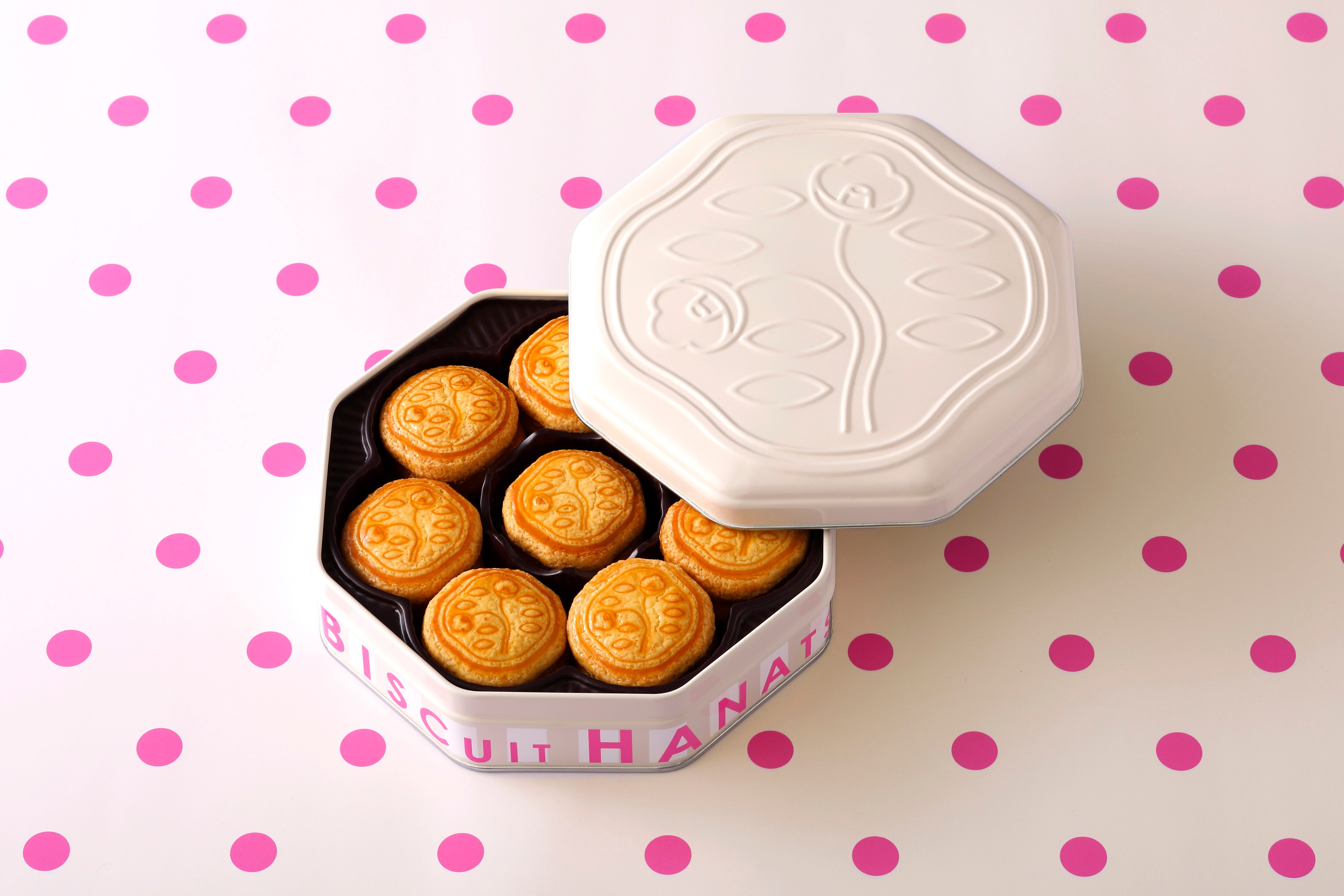 花椿ビスケット」から優美なクラシックアイボリーの限定缶、11月1日