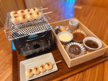 谷中銀座の和カフェ「八三六」に、自分で焼いて楽しむ新商品「だんごあそび」が登場【9月15日(火)スタート】