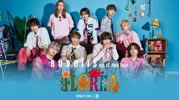 BUDDiiSの全国ホールツアー「FLORiiA」をU-NEXTにて独占生配信！当日はSNSウォッチパーティも開催決定
