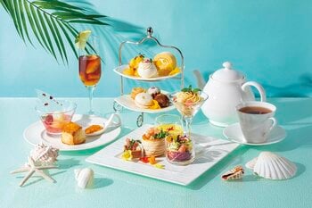 【舞浜ビューホテル by HULIC】話題のドバイチョコもちも登場！イエローをテーマにした夏限定アフタヌーンティー