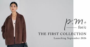 for/cからプレミアムライン「for/c p.m」が誕生 9月16日(水)より楽天市場・ZOZOTOWNにて予約販売を開始