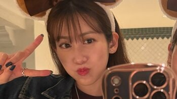 「美人姉妹」中川安奈 “似てる”妹とのツーショット公開！スタイル際立つタイトワンピ姿で6年連続のディズニー満喫「ウエスト細い～」