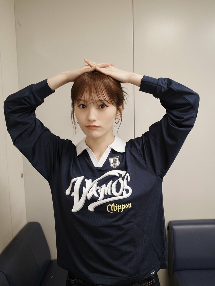 どストライク」山本彩 サッカー応援コーデを披露！“新鮮”なヘア