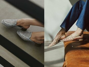 【銀座かねまつ】大人こそ選びたい、軽やかで上品なメッシュ＆透け感シューズ5選