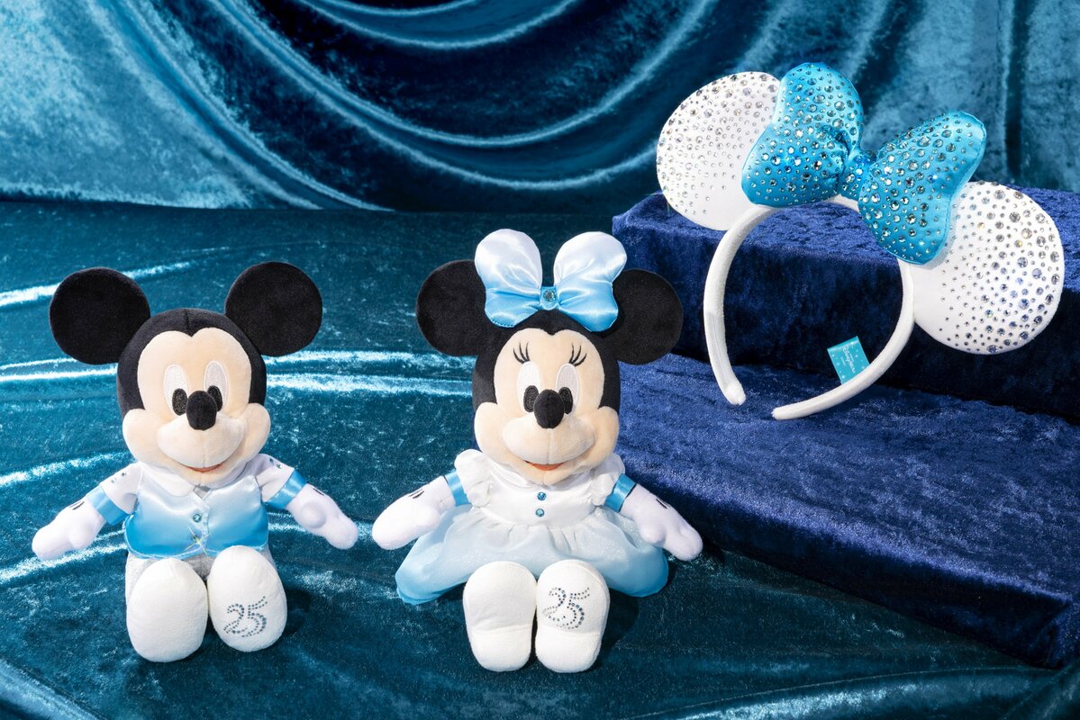 ディズニーシー25周年　スパークリングジュビリー　ミッキー　ぬいぐるみ　大 東京ディズニーシー25周年】“スパークリング・ジュビリー”を記念した新
