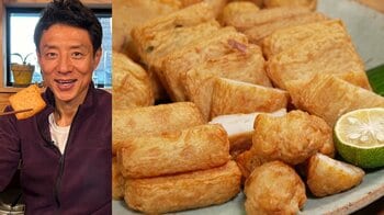 ふわもち！魚の旨みがダイレクトに伝わる鹿児島の郷土料理「つけあげ」に松岡修造が「甘い！すごいしっとり」と大喜び【くいしん坊！万才】