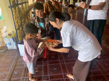 【1年かけて育てた“名戸ヶ谷米”が、カンボジア難民キャンプの炊き出しへ】