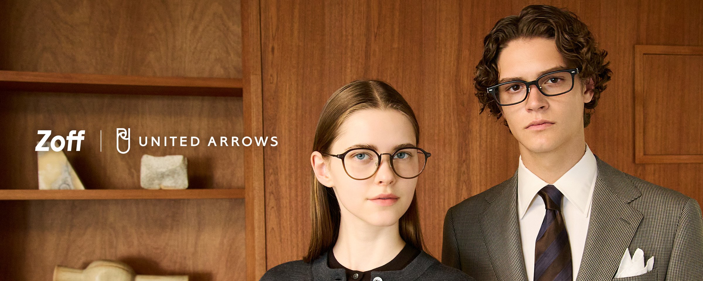 メガネブランド「Zoff」×「UNITED ARROWS」2025秋冬 ”ライフ