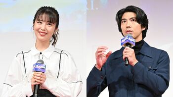 賀来賢人＆浜辺美波 学生にエール「悔いのないように過ごしてほしい」