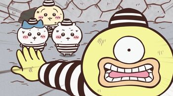 アニメ『ちいかわ』　第193話「オデと牢獄⑤」