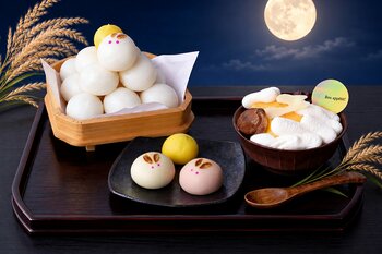 【十五夜・十三夜限定】一日4000本売れる大人気だんごが“特大うさぎ”に大変身！「お月見だんご」ほか、全3種のお月見スイーツが登場！