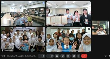 『中学生 ごみアート国際コンテスト』 表彰式を開催しました