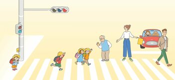 4月4日は「こども見守り活動の日」交通事故リスクが急増する「魔の7歳」を大人たちで守るために「7才の交通安全プロジェクト」特別広告を4月4日に実施