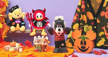 【ディズニーストア】おばけに仮装したミッキーや黒猫コスチュームのプーさんたちが大集合！大人可愛いミニー＆フィガロのハロウィーン限定グッズが9月4日新登場
