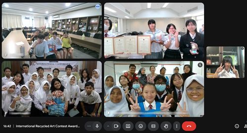 『中学生 ごみアート国際コンテスト』 表彰式を開催しました