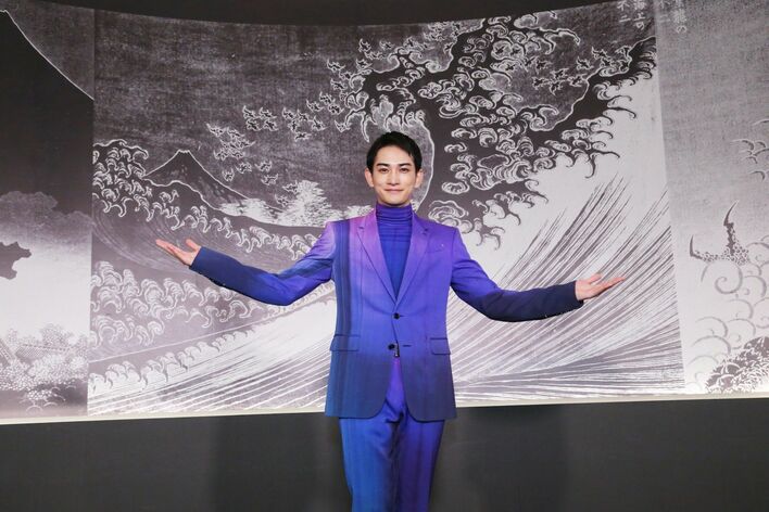 町田啓太 北斎の世界に感激「お腹いっぱいになるまで見尽くしたい」