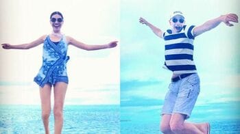 アン ミカ(52)  結婚14年目でラブラブな夫婦写真公開！自身の顔がプリントされた枕に夫が寄り添う姿も！？