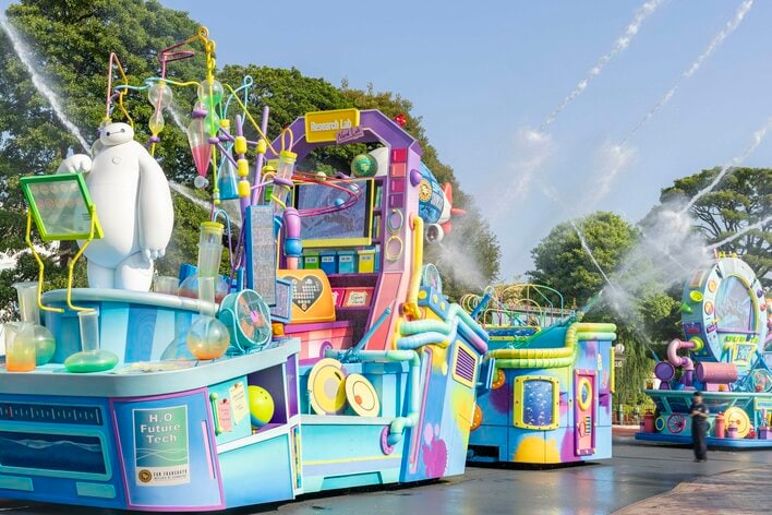 ディズニーランド “もっと！びしょ濡れMAX”を高崎アナが体験取材
