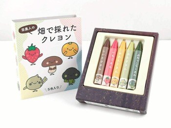 自販機のオレンジの皮が子ども用クレヨンに！IJOOZが挑む“捨てない”アップサイクル