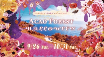 いたずら好きな"花の魔女"にジャックされた!?「ACAO FOREST HALLOWEEN」