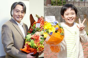 北大路欣也と桑名愛斗がクランクアップ！桑名のサプライズで現場は笑顔満開に