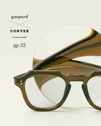 guepard × CONVEX 別注モデル「gp-32」をリリース