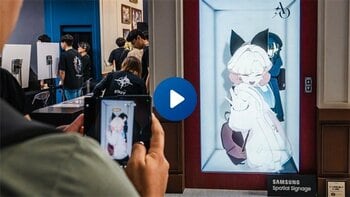 Samsungスペーシャルサイネージが東京ゲームショウ2026で実現する、ファンタジーキャラクターとの没入感あふれる体験