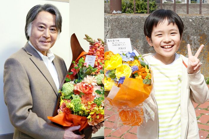 北大路欣也と桑名愛斗がクランクアップ！桑名のサプライズで現場は笑顔満開に