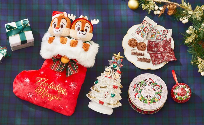 ミッキーたちがサンタクロースやトナカイに扮したグッズが新登場！見て