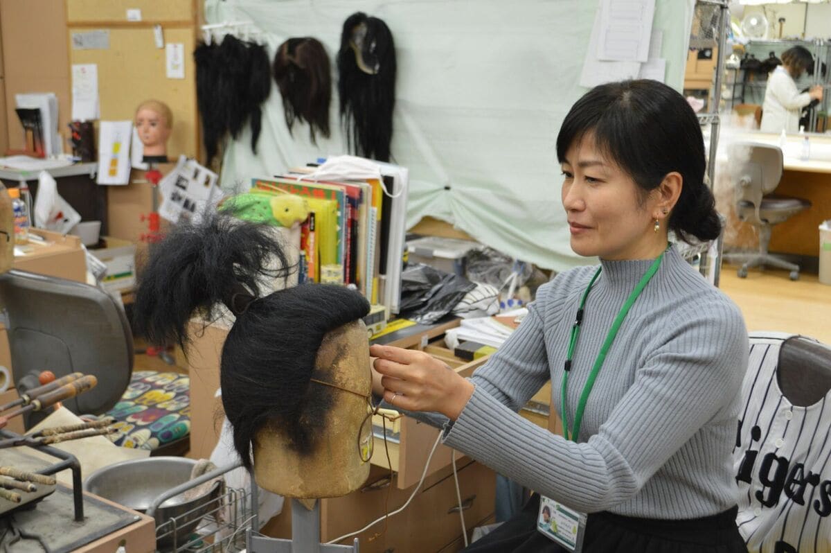 日本髪かつら　結い上げ台　結坊主　中古 日本髪かつら 結い上げ台 結坊主 中古 - メルカリ