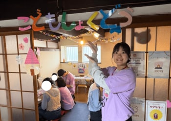 福岡 麻生医療福祉＆保育専門学校、子ども食堂「すみーる」が古民家マルシェでブースを運営