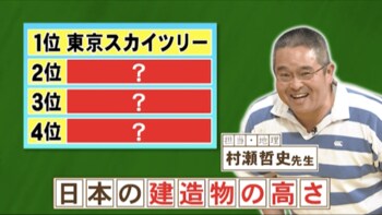 日本で4番目に高い建造物は？『ネプリーグ』で放送の＜豆知識＞