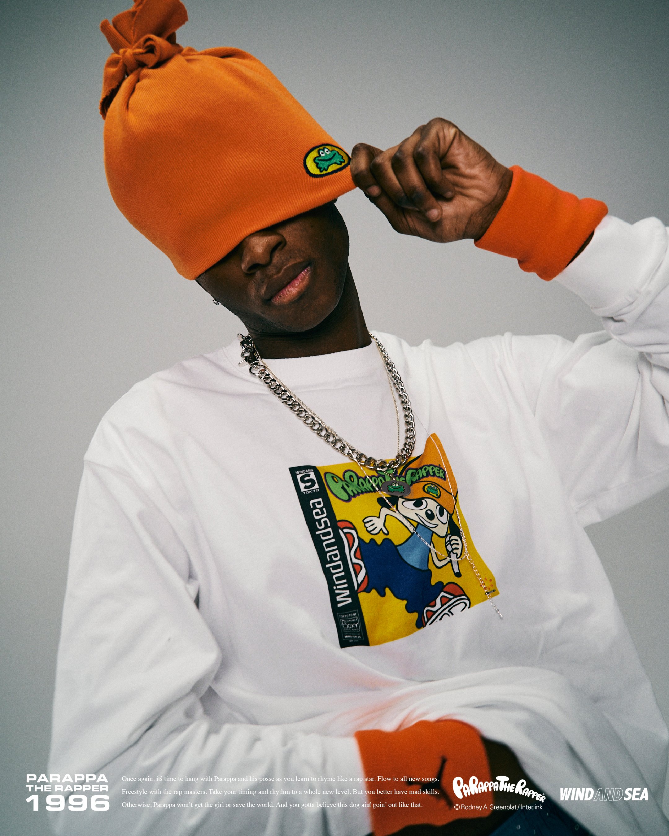 PaRappa the Rapper 30th Anniversary × WIND AND SEA Collaboration