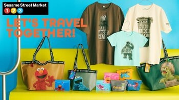 【セサミストリートマーケット】「LET’S TRAVEL TOGETHER」セサミストリートの仲間たちと一緒に旅へ出発！お出かけの思い出をもっと楽しくするトラベルコレクションが登場〈4月16日(木)〉