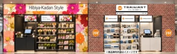 【品川エキナカに6日間限定オープン】生花や鉄道グッズを“スキャンレスでスピーディー”に購入！TTG・日比谷花壇・ＪＲ東日本商事が「無人決済ポップアップストア」を展開
