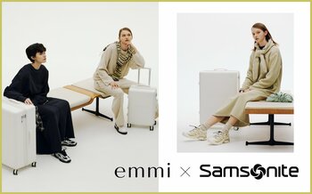 【emmi(エミ)】「Samsonite(サムソナイト)」との初コラボレーション！＜12月2日(火)オンライン先行予約開始＞