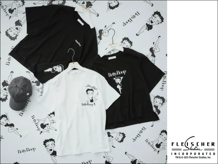 GALLEST】“Betty Boop(TM)”との初コラボアイテムをオンライン