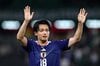 サッカー上田綺世 ゴールバー越えの“空飛ぶ驚異的な瞬間”が話題！「バケモン」「意味分からん」とネット衝撃【FIFAワールドカップ2026】