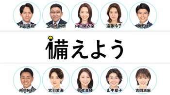 アナウンサーによる防災の呼びかけを15秒の動画にまとめたフジテレビ防災動画プロジェクト『備えよう』始動！