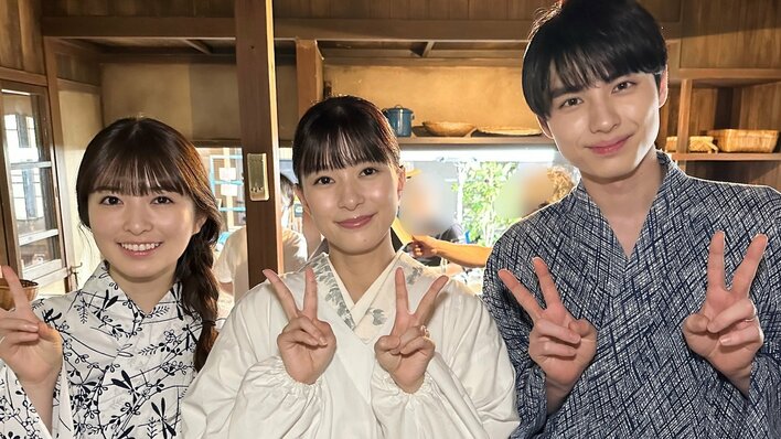 芳根京子＆本田響矢＆小川彩（乃木坂46）に「夫婦似てますね♡」「3人とも顔似てる気が」の声『波うららかに、めおと日和』