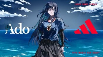 アディダス サッカー日本代表 2026 ユニフォームクリエイティブパートナーに歌い手・Adoを起用　ワールドカップ優勝に想いを託す「ユニフォームソング」の制作が決定