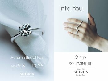 日本初のラボグロウンダイヤモンドジュエリーブランド「SHINCA」　「Autumn Bridal Fair 2026」＆ リワードプログラム「Into You」キャンペーンを好評同時開催中
