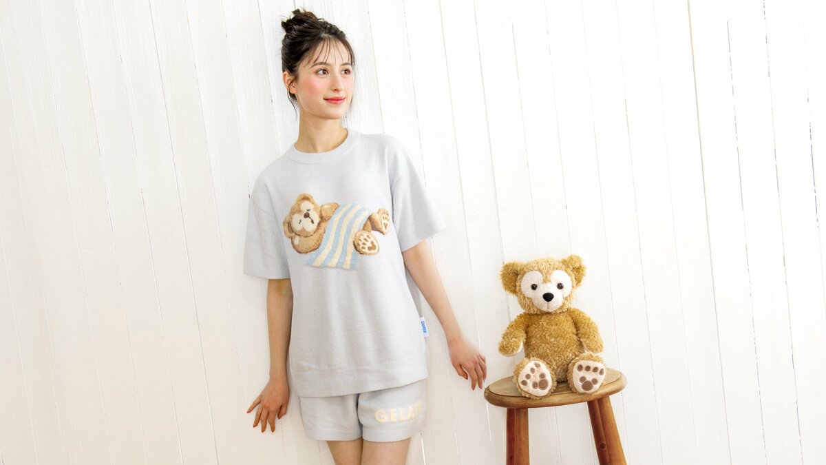 ダッフィー×ジェラピケ もふもふグッズ新登場 ルームウェアや