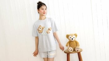ダッフィー×ジェラピケ もふもふグッズ新登場 ルームウェアやポーチなどかわいさ満点
