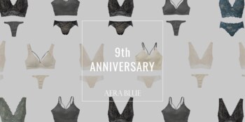 【9周年記念】“身も心も解放する”日本製ブラレットブランド「AERA BLUE」が、感謝をこめた特別セールを開催中！